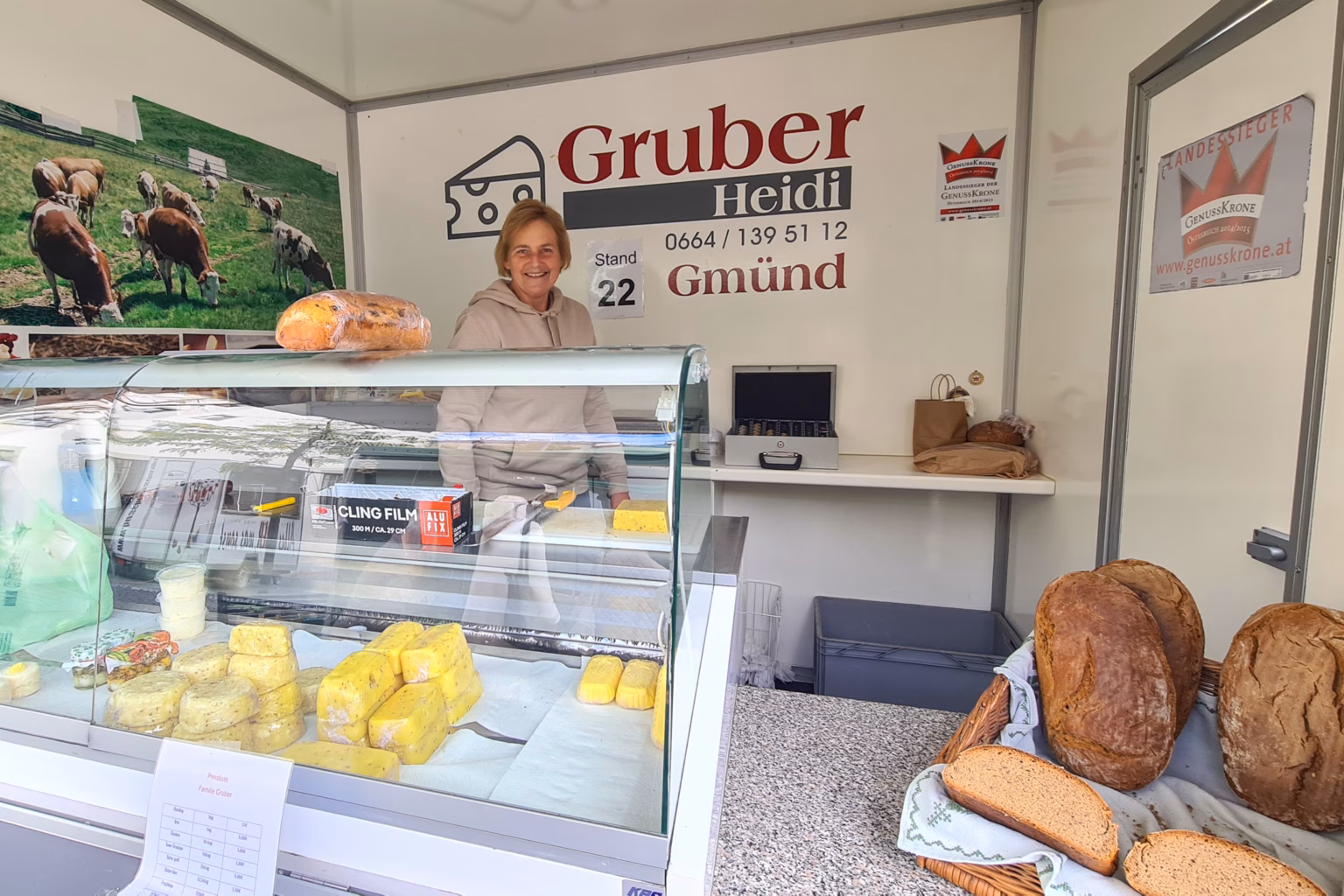 Ganzjähriger Wochenmarkt in Spittal an der Drau, am Donnerstag von 07.00 bis 12.00 Uhr, Fotos © www.regionale-produkte.online