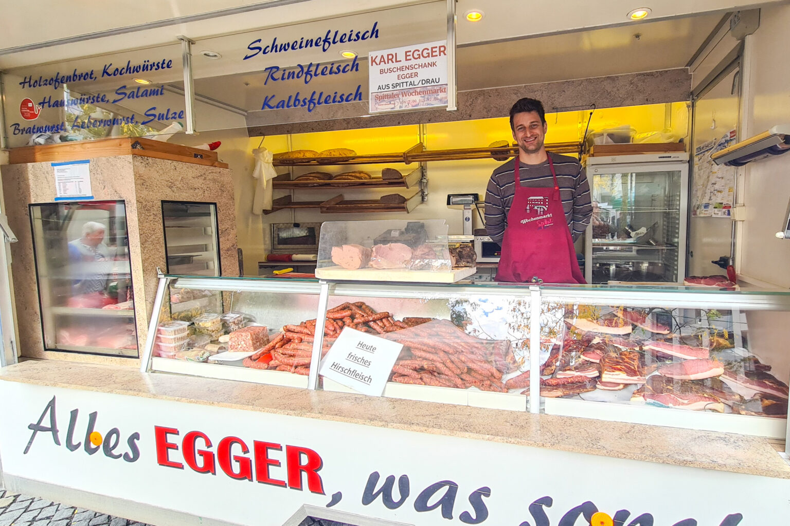 Ganzjähriger Wochenmarkt in Spittal an der Drau, am Donnerstag von 07.00 bis 12.00 Uhr, Fotos © www.regionale-produkte.online